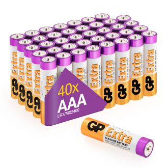 AAA MICRO BATTERIJEN 40-PACK