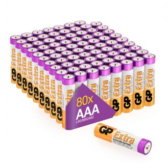 AAA MICRO BATTERIJEN 80-PACK